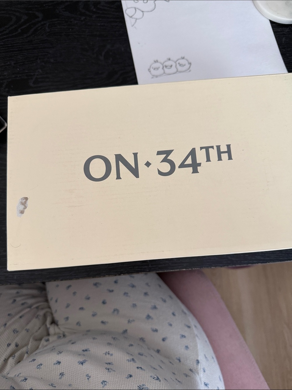 ON·34TH Women's Cream Loafers — Classic Flat Slip-Ons
